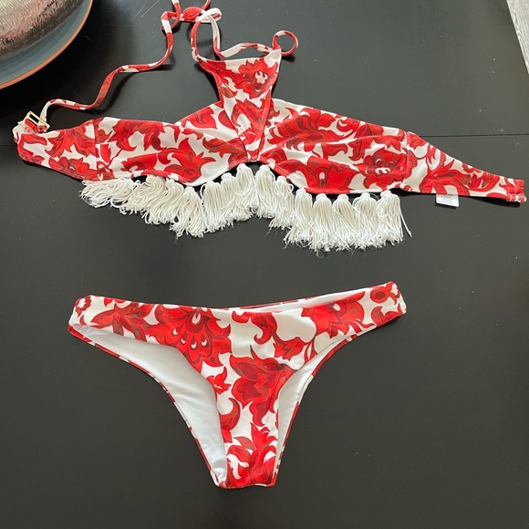 Beach Riot Cleo Tassel Bikini XS - Picture 1 of 3